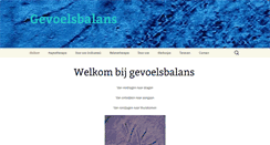 Desktop Screenshot of gevoelsbalans.com